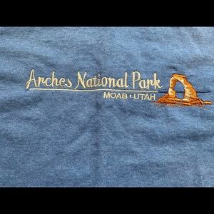 Arches National park embroidered tee